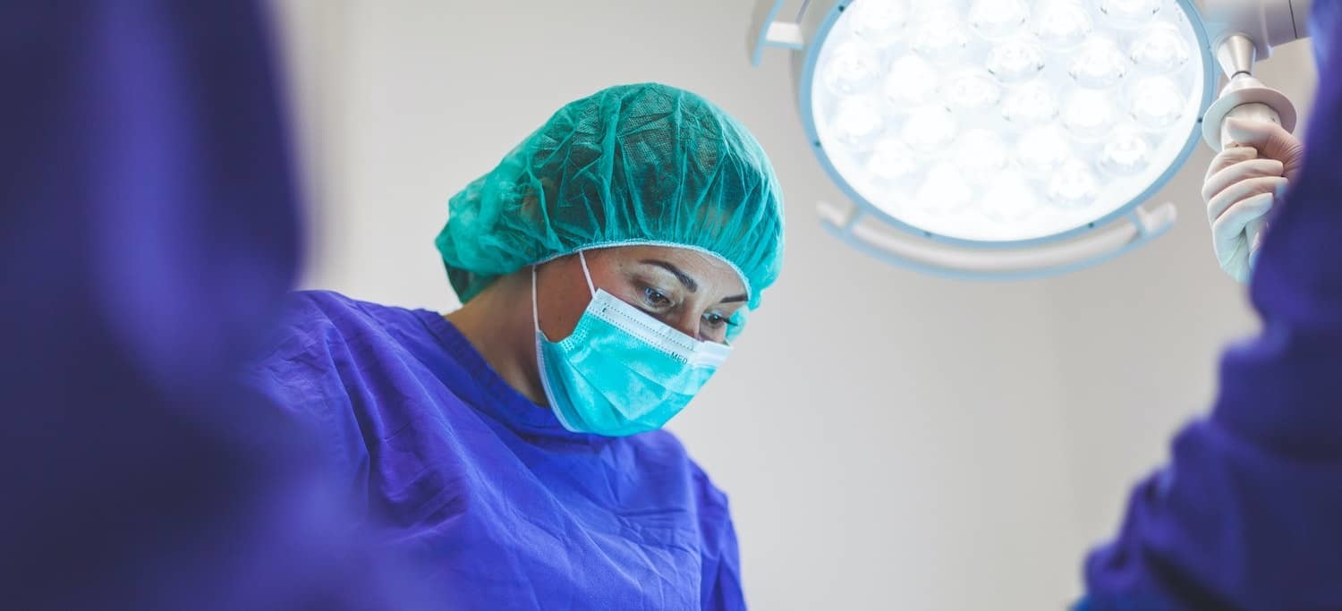 Dentist Performing a Minor Salivary Gland Biopsy to Diagnose Sjogrens Syndrome